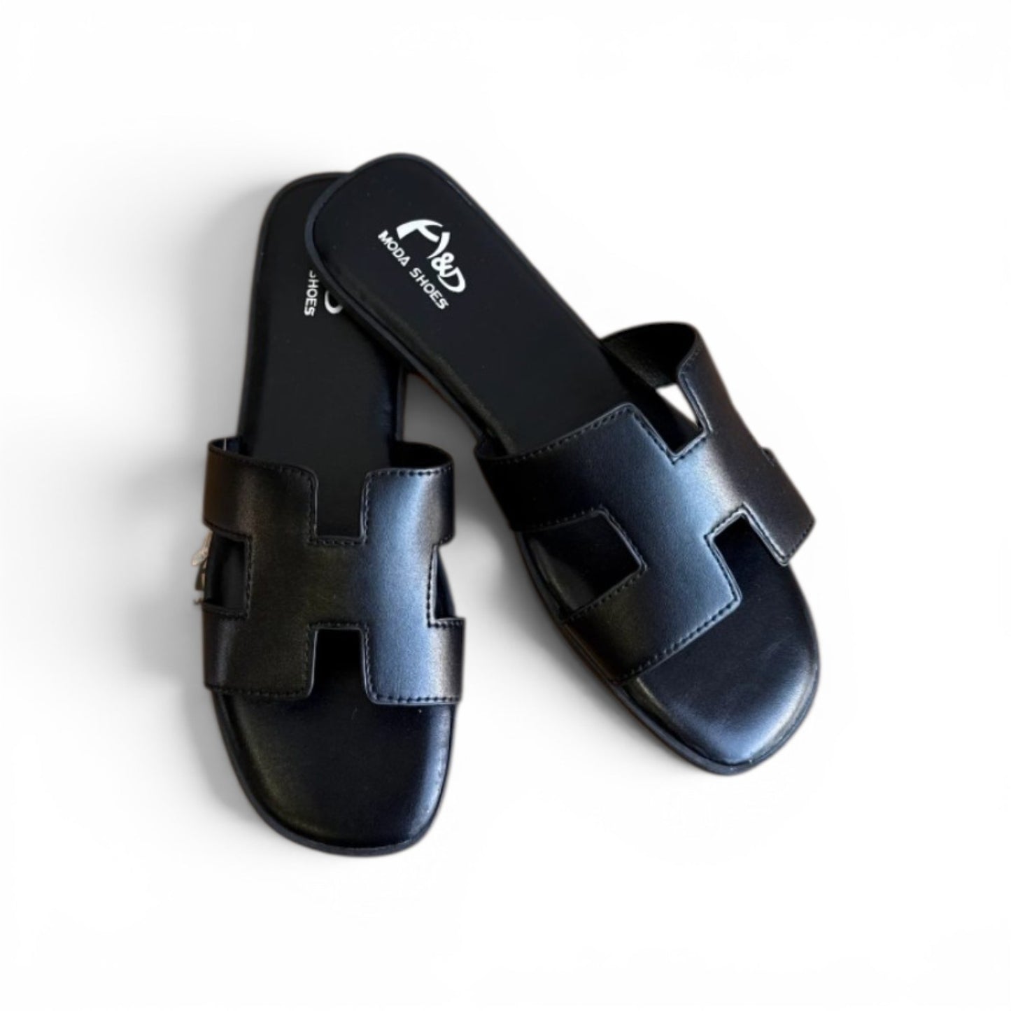 Sandalias Planas Premium con Corte en “H” | Elegancia Minimalista para Verano