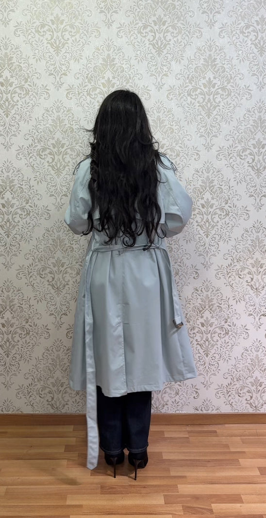 Gabardina Clásica Elegante para Mujer