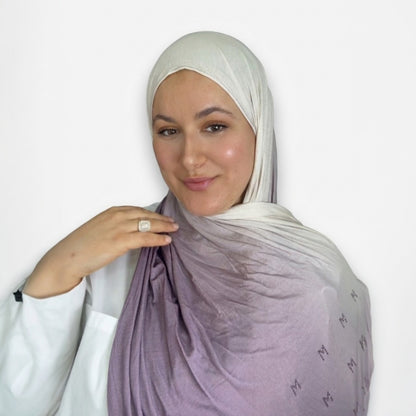 Chal de Algodón Stretch Premium con Cristales Brillantes | Elegancia y Comodidad Diaria