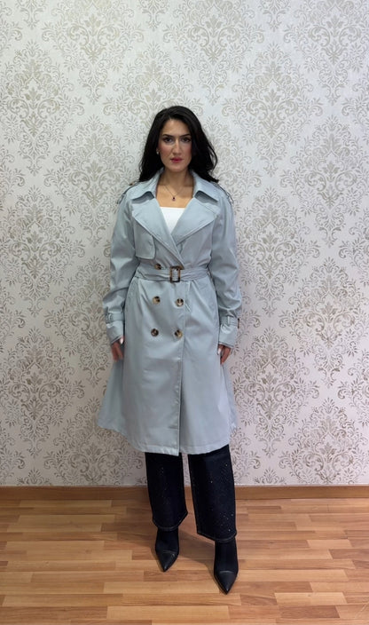Gabardina Clásica Elegante para Mujer