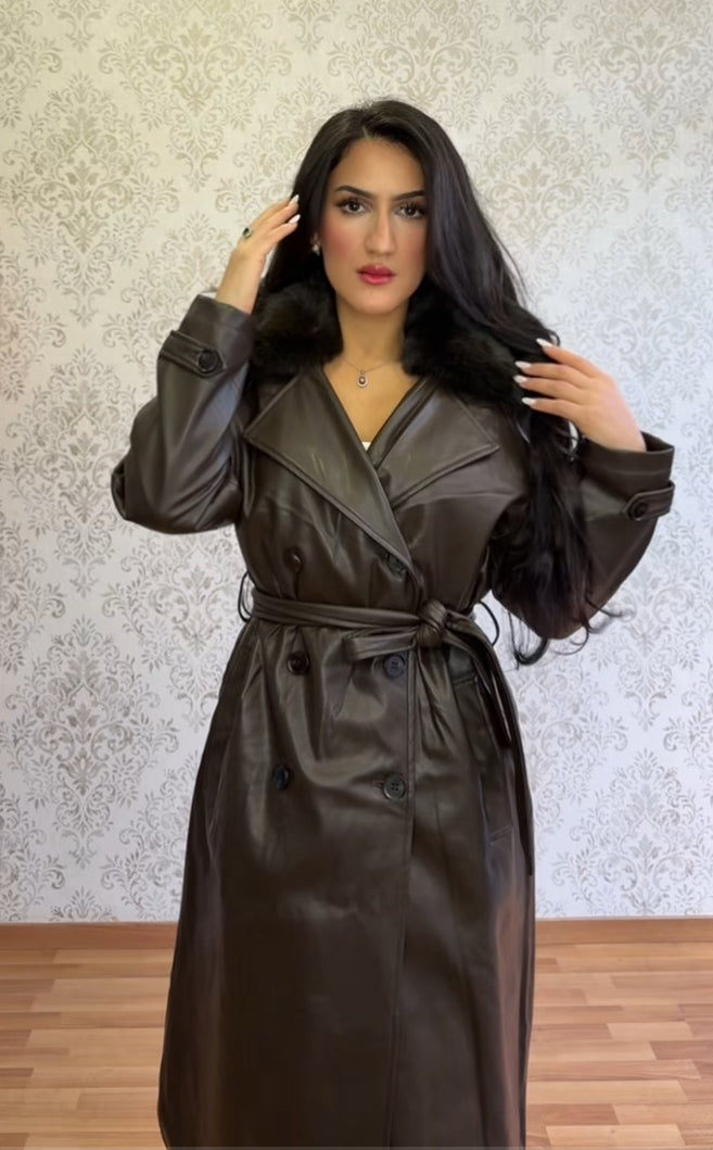 GABARDINA PIEL CON PELO