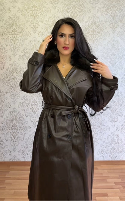 GABARDINA PIEL CON PELO