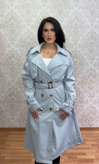 Gabardina Clásica Elegante para Mujer