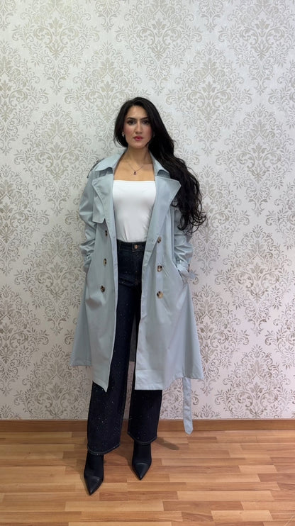 Gabardina Clásica Elegante para Mujer