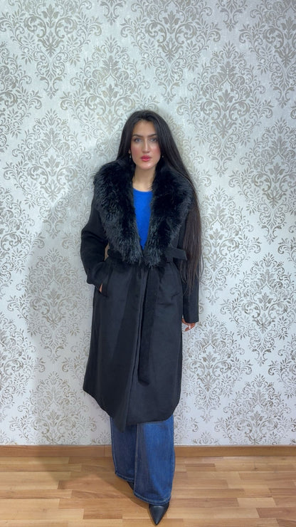 Abrigo Cashmere con pelo