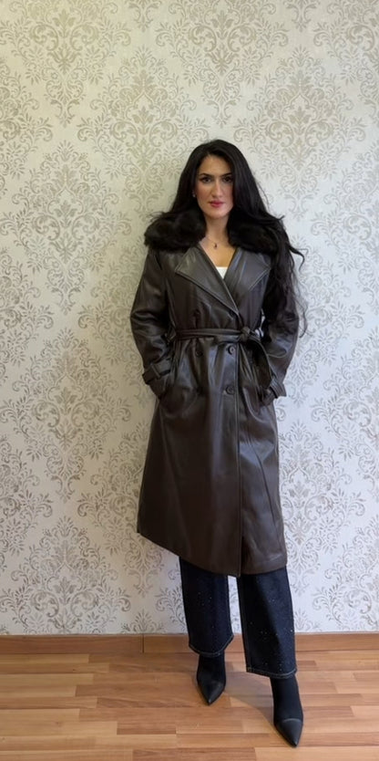 GABARDINA PIEL CON PELO