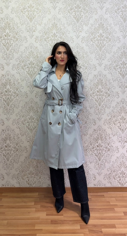 Gabardina Clásica Elegante para Mujer