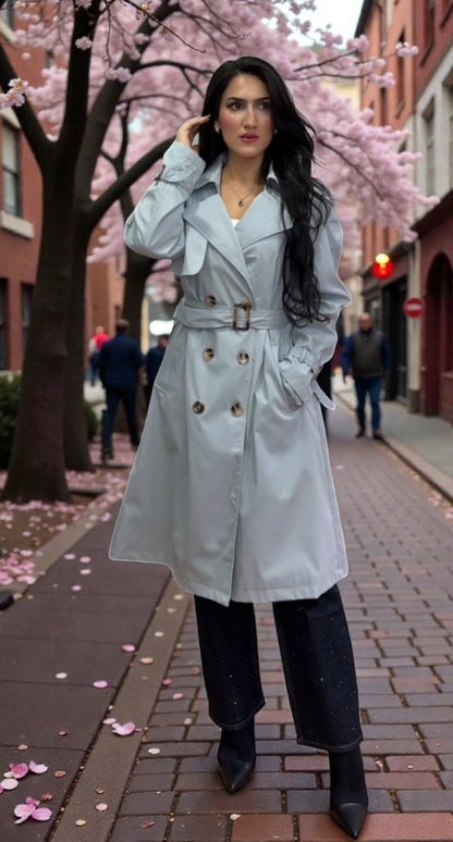 Gabardina Clásica Elegante para Mujer