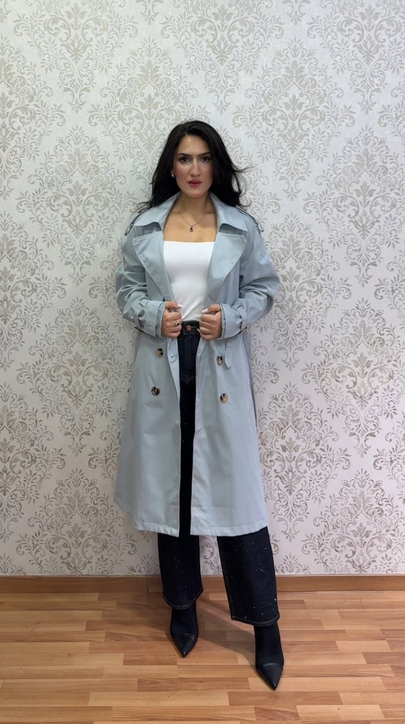 Gabardina Clásica Elegante para Mujer