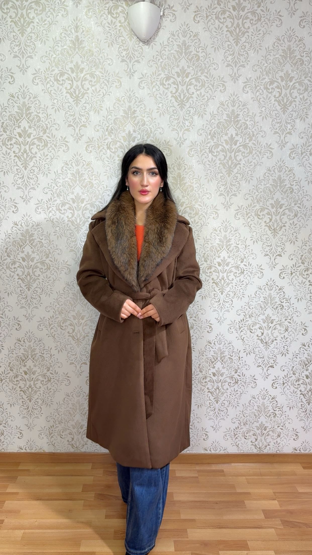 Abrigo Cashmere con pelo