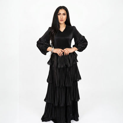 Vestido Largo Plisado “Zoe” | Elegancia, Comodidad y Movimiento