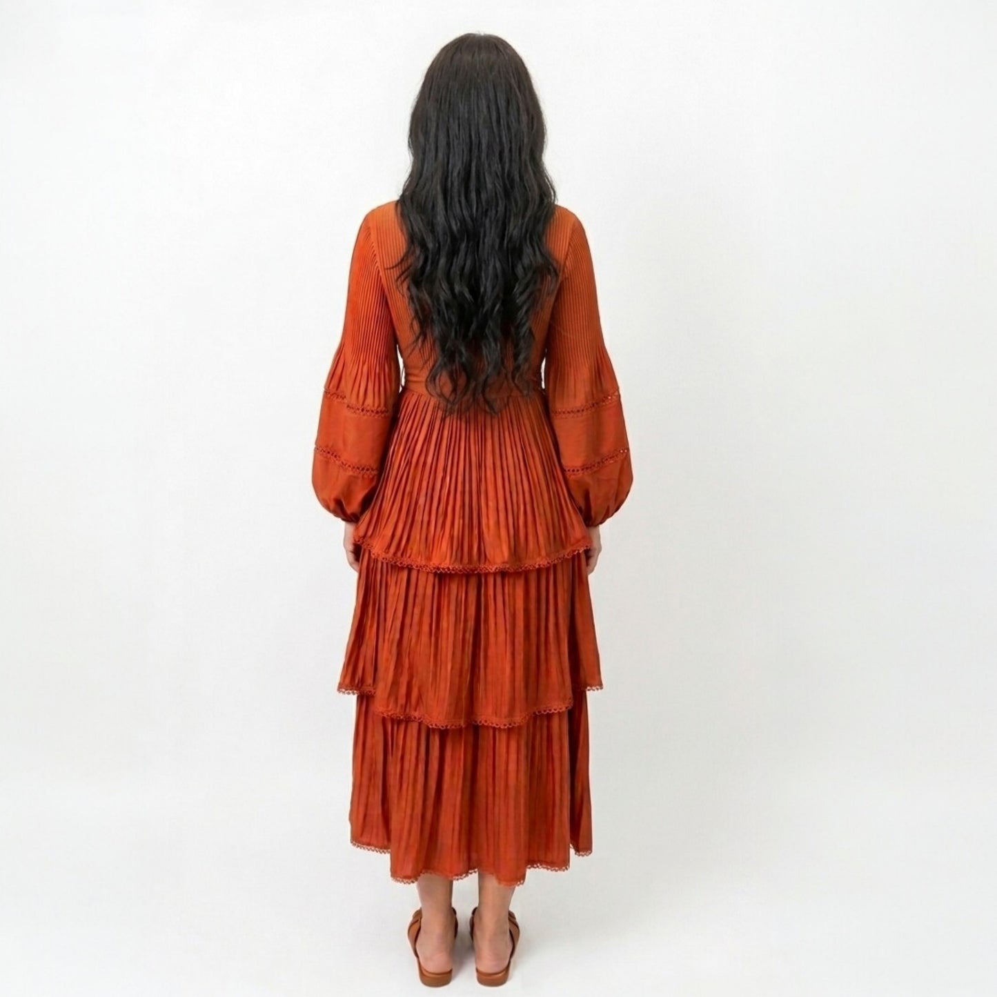 Vestido Largo Plisado “Zoe” | Elegancia, Comodidad y Movimiento