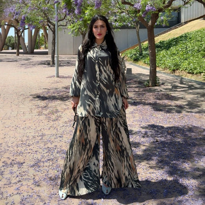 Conjunto Plisado “Dalia” de 2 Piezas | Elegancia Oversize y Confort Sofisticado