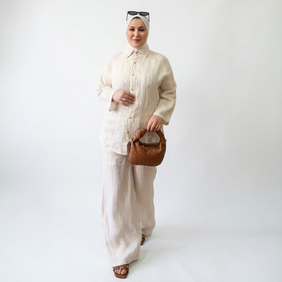 Conjunto de Lino “Aura” para Mujer | Elegancia Natural y Comodidad en Verano