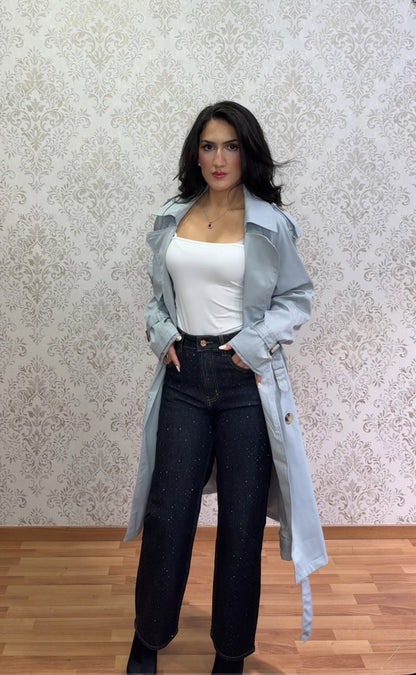 Gabardina Clásica Elegante para Mujer