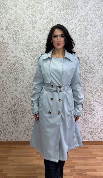 Gabardina Clásica Elegante para Mujer