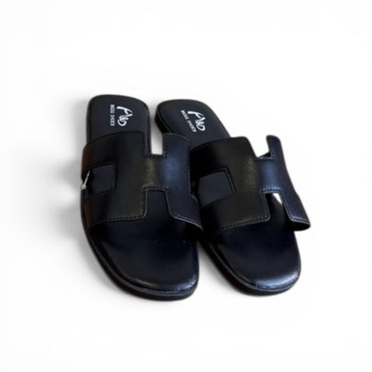 Sandalias Planas Premium con Corte en “H” | Elegancia Minimalista para Verano