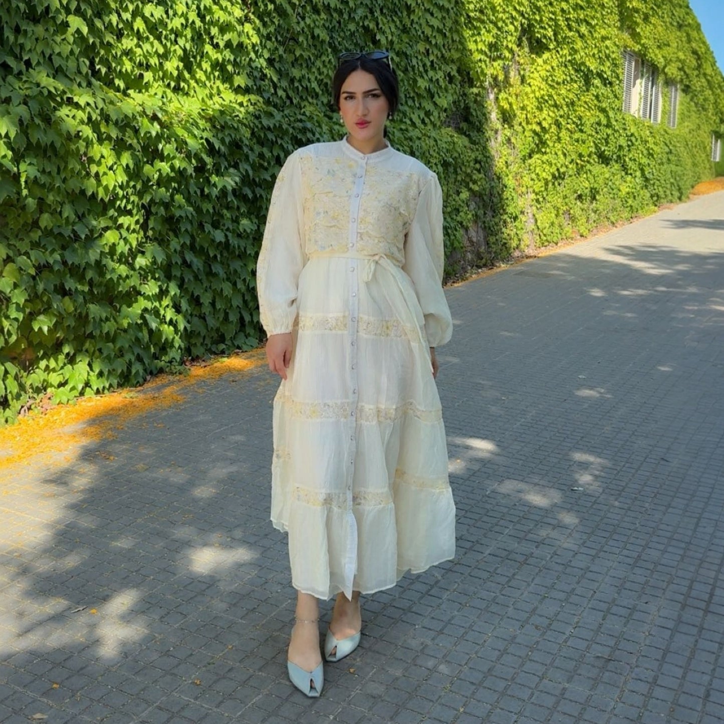 Vestido Largo Romántico “Luna” | Elegancia Floral y Estilo Sofisticado